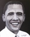 Barak Obama created 2009 - Original Canvas £175